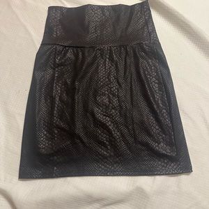 In The Know Snake Print Skirt